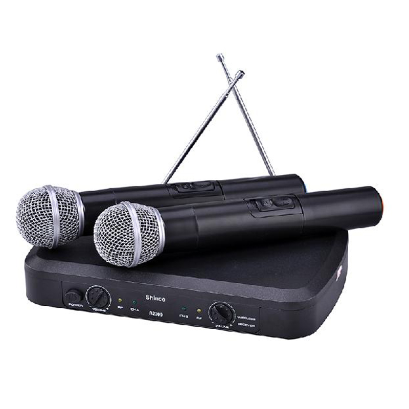 新科无线话筒一拖二