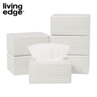 栎捷时(LIVING EDGE)柔滑系列 4层面巾纸 18*13CM*90抽*1包(计量单位:包)