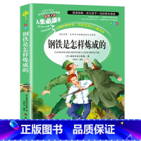 [正版]钢铁是怎样炼成的小学生版三年级四年级五年级六年级彩色版原版原著导读版儿童文学世界经典名著刚铁是怎么炼成的文学小