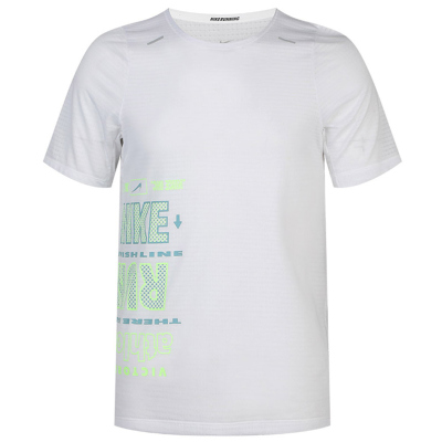 NIKE/耐克短袖T恤跑步运动休闲速干透气圆领男装CK0678-100 Z