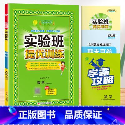 数学[人教版]。 四年级下 [正版]2024春新版实验班提优训练一年级上册二年级下册三年级四五六语文数学英语全套书人教版