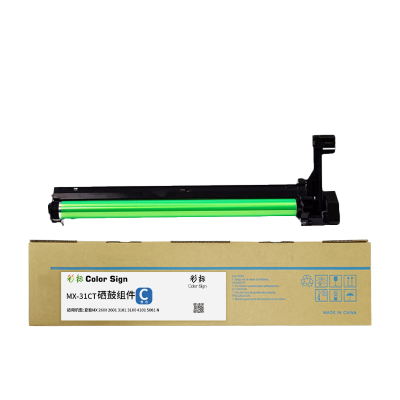 彩标 硒鼓组件 MX-31CT 约80000页 青色 适用夏普MX2600/2601/3100/3101/4101
