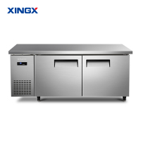 星星KTCD-1560GT铜管厨房工作台冰柜冷藏工作台水吧台商用平冷卧式冰箱厨房保鲜柜不锈钢冷冻柜奶茶操作台
