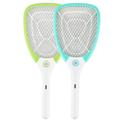 榄菊猎网电蚊拍充电式灭蚊拍三层大网面家用安全苍蝇拍驱蚊器灭蚊器锂电型颜色随机