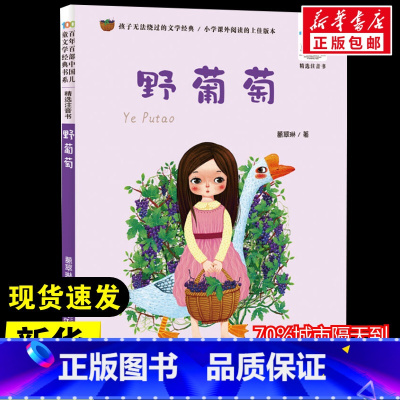 野葡萄 [正版]野葡萄注音版 葛翠琳著经典儿童文学少儿长江少年儿童出版社小学生一年级二年级课外书阅读6-7-8岁寒假知识
