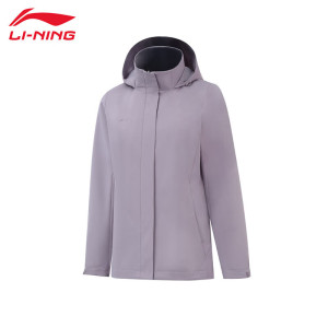 李宁(LI-NING) AFDV922-9 冲锋衣 罗锦紫(女) L