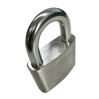 鸿灵睿芯GS15 不锈钢+锌合金 38mm*21.4mm 挂锁(计价单位:个)银色