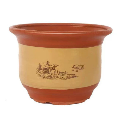 诚智旺 陶土花盆 外口径44*高36cm/个