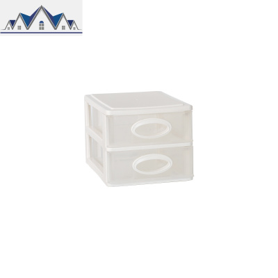 宿舍迷你抽屉式多层储物盒 桌面分类收纳盒 化妆品首饰文具整理盒 三维工匠