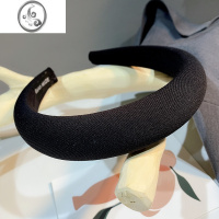 JiMi韩国网红色宽边海绵发箍高颅顶小众压发头箍百搭外出显脸小女发卡