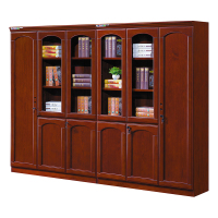 臻远 ZY051434 木质文件柜展示柜油漆贴木皮资料柜书柜 组合柜