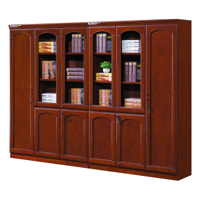 臻远 ZY051434 木质文件柜展示柜油漆贴木皮资料柜书柜 组合柜