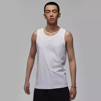 NIKE耐克背心JORDAN运动休闲舒适透气针织圆领男装FN5997-100 D