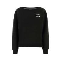 高田贤三(Kenzo)女士黑色纯棉运动卫衣百搭休闲套头衫潮流宽松显