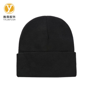 雅霖服 纯色保暖针织帽YLF-FHM004 顶