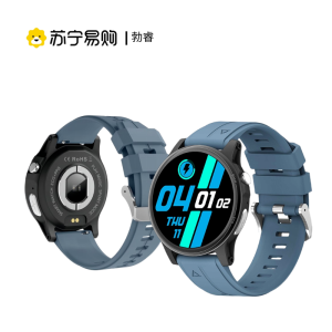 勃睿[苏宁自营]健康款无创血糖检测ZL89(QRCord)心率心电血压语音助手蓝牙通话智能手表
