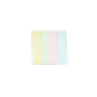 齐心 ZD1314 四色分类易事贴3/4"x3"400张 配 单本装