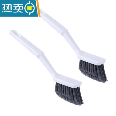 敬平。卫生间用刷清洁刷子硬毛洗脸盆洗手池家用浴室地板浴缸洗漱台刷 H59-缝隙刷(2只)送6个粘钩