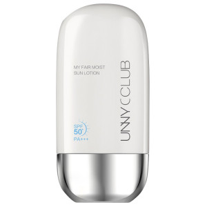 韩国unny悠宜茗妃语防晒霜防晒乳 抵御紫外线清爽隔离保湿男女SPF50隔离乳面部学生军训50ml蓝色款