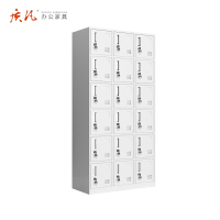 苏宁 质凡 办公家具 十八门更衣柜储物柜带锁多门柜/ZF-GYG007/900*350*1800