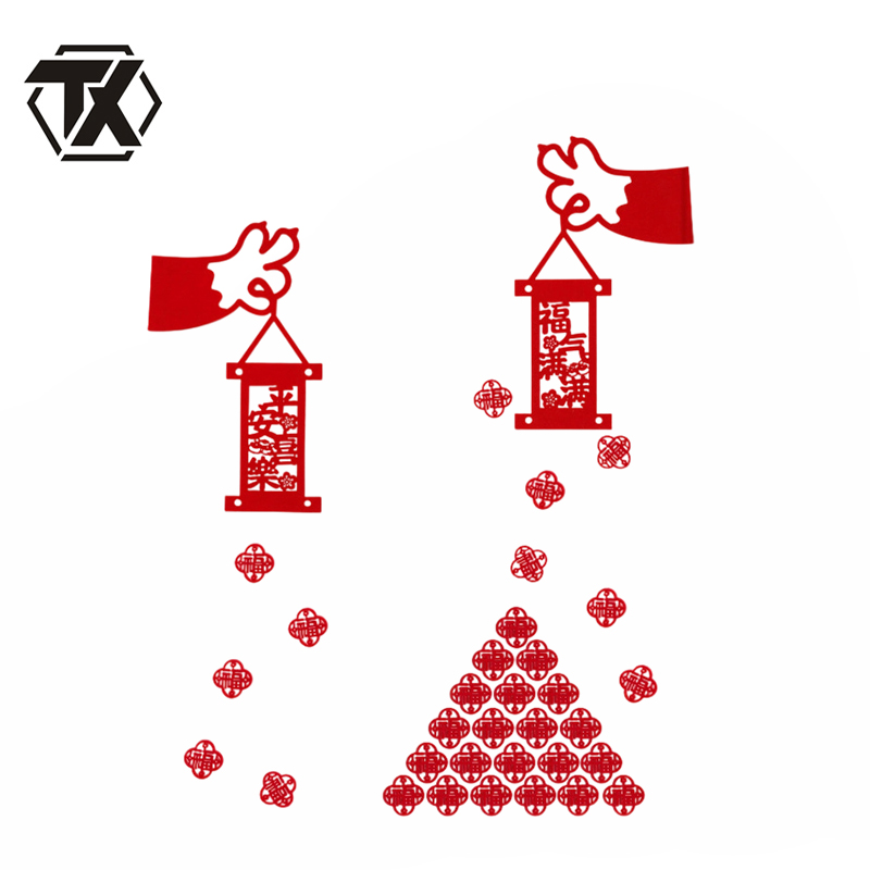 铁迅猫爪对联贴DL8 副