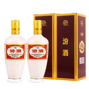 汾酒 出口白瓷53度牧童盒装 500ML*2瓶 年份随机 口粮自饮