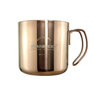 优旋(youeshone)马克杯复古经典桌面杯马克杯咖啡杯2021臻选水杯子金色黑色牛奶杯