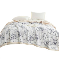 伊伊爱 欧棉绒双面加厚绒印花毛毯