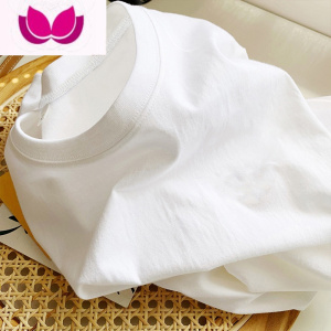 七斓白色长袖t恤女内搭打底衫新款2023时髦时尚洋气上衣