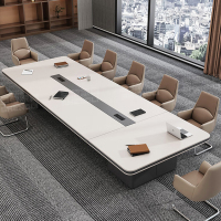 办公长条桌会议桌会议室桌椅组合家具大型员工培训桌