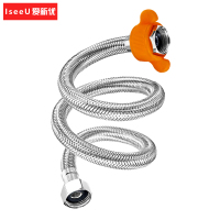 爱新优 304不锈钢编织管软连接 4分-DN15*1.5米 根