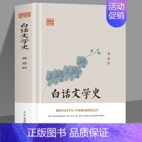 [正版]白话文学史 胡适原著 青少年国学经典白话文 中国通史古代文学史通俗读本历史类书籍 上下五千年国家人文历史传统文化
