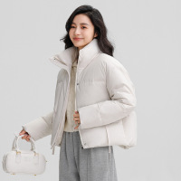 2024羽绒棉服加厚新款冬季短款立领百搭宽松面包服学生棉衣外套女