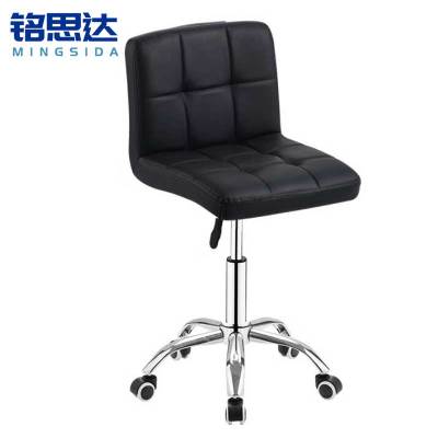 铭思达吧台椅滑轮款把