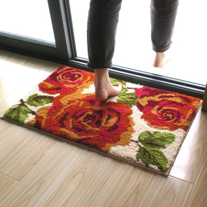 美帮汇大达克拉垫美式轻奢加厚柔软吸水防滑地垫防潮地毯垫卧室床边毯