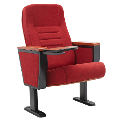初嘉(CJ)礼堂椅会议椅场馆椅公共座椅阶梯教室椅单人位带写字板(C款)