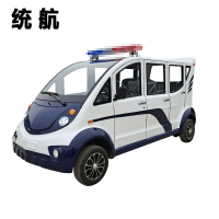 统航三排8座电动巡逻车四轮观光车物业保安巡查车景区校园巡视车厂区摆渡电瓶车 锂电顶配