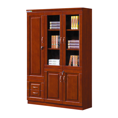 臻远 ZY051431 木质文件柜油漆贴木皮资料柜书柜 三门