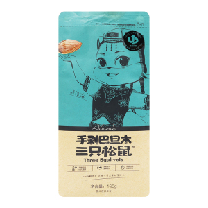 三只松鼠巴旦木扁桃核坚果干果香脆小吃巴旦木160g*1袋