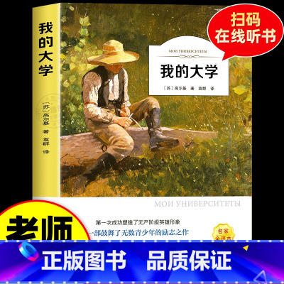 我的大学 [正版]我的大学高尔基 小学生三四五六年级阅读课外书必读书目七年级初一初中课外阅读名著书籍高尔基的童年和在人间