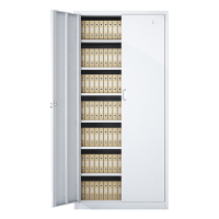 正斌凭证柜会计收纳柜财务档案柜资料柜加厚文件柜办公室带锁铁皮柜凭证柜七层