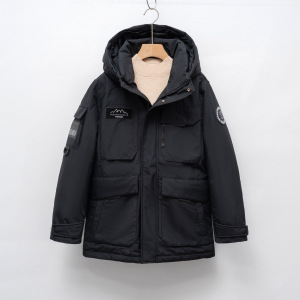 羽绒服连帽加厚工装派克羽绒服男女冬季时尚防寒情侣保暖