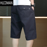 HLCOMAN2025新款男装过膝六分裤夏季薄款7分短裤男士外穿休闲七分裤