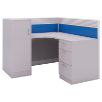 诚亿宏 屏风工位办公桌 1400*1400*1100/L05-14