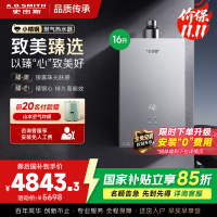 AO史密斯新品小体积16升精钢燃气热水器[小精钢EC5]静音 持久恒温 天然气 JSQ31-EC5