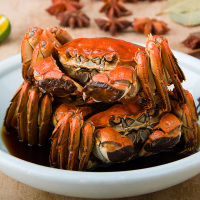 金沐运澄 严选精品 花雕熟醉蟹全母蟹2.5两8只 加热即食螃蟹