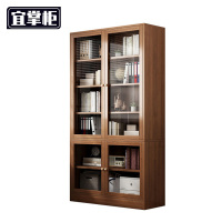 宜掌柜 木质储物柜 四门 台