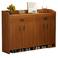 攸形实木鞋柜120*30*90cm个