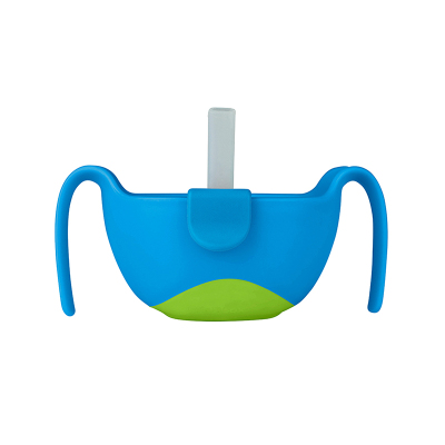 b.box澳洲进口三合一多用辅食碗婴儿吸管碗宝宝零食碗-单个装6个月以上宝宝适用孕婴童餐具宝石蓝