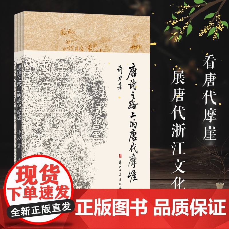 唐诗之路上的唐代摩崖[著名表演艺术家王刚倾力]浙江诗路上唐代石刻遗存 用文献资料配合历史照片将唐代摩崖状况清晰呈现书